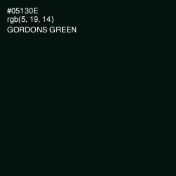 #05130E - Gordons Green Color Image